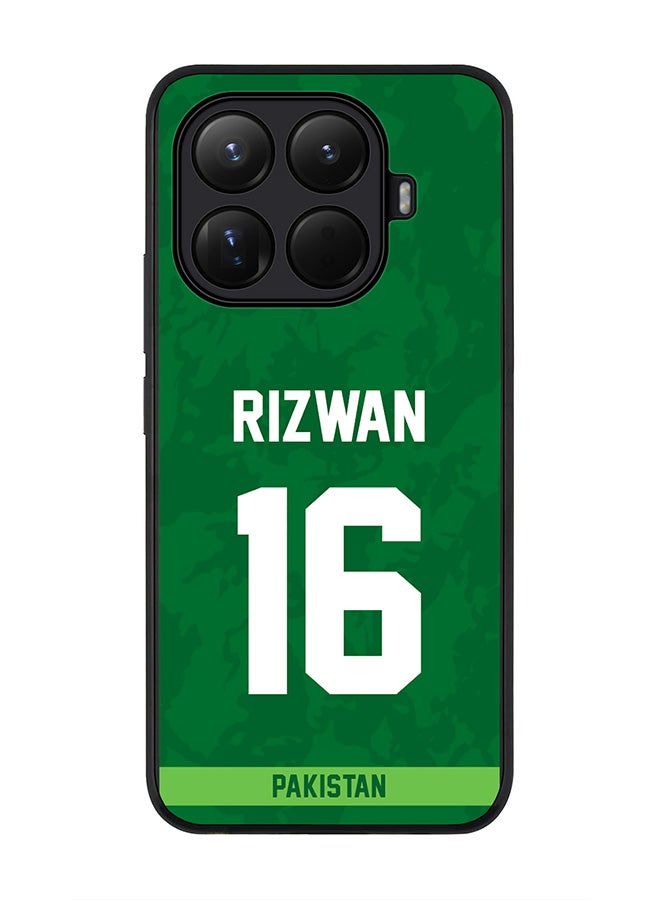 For Xiaomi 15T Pro Case,Slim fit Camera Protection, Shockproof Thin Phone cover  - Pakistan Mohammad Rizwan, Jersey No 16